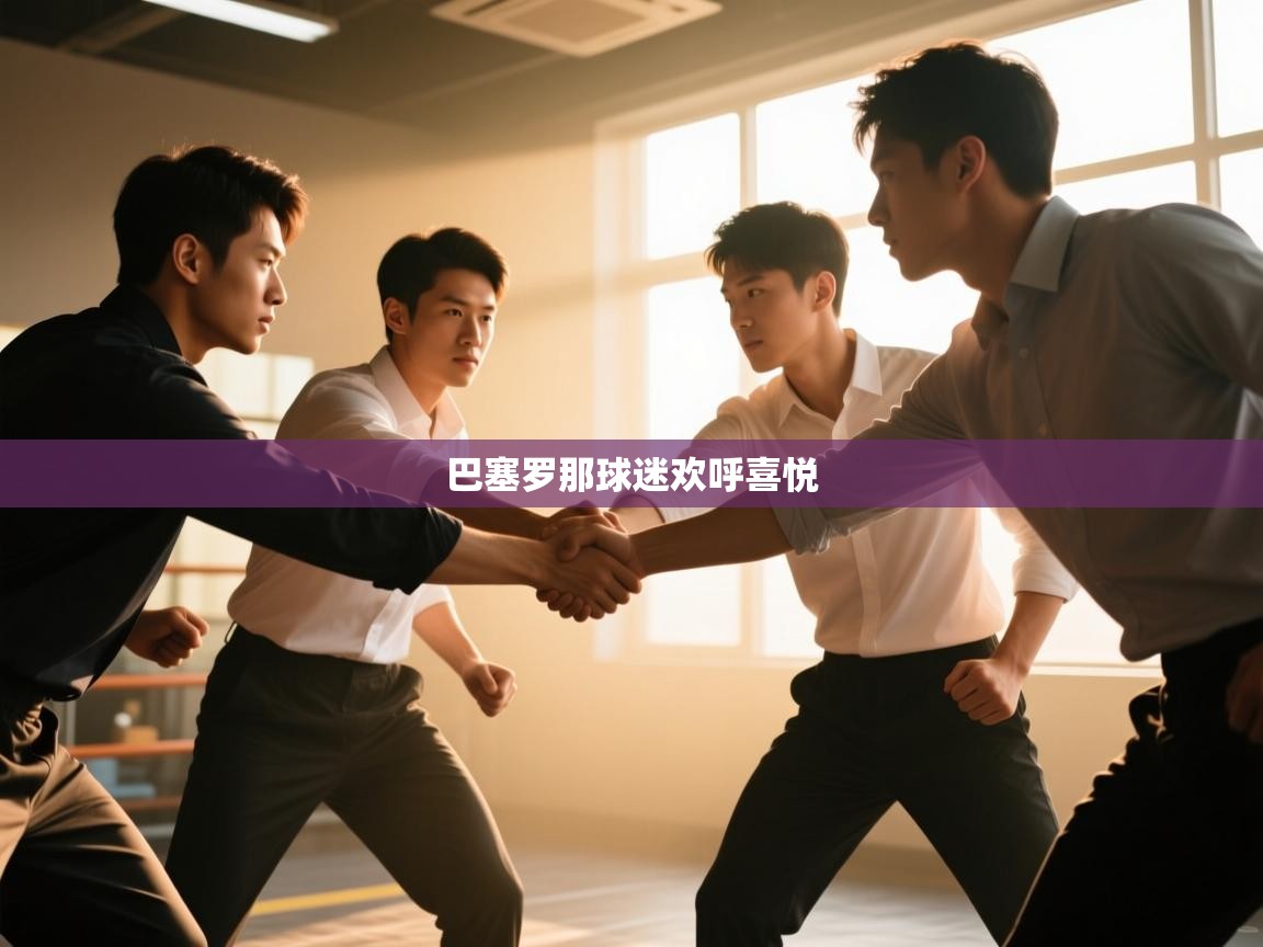 巴塞罗那球迷欢呼喜悦  第1张